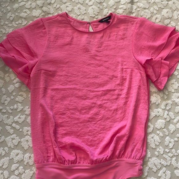 Pink Satin Bodysuit 🩷 - Picture 1 of 4